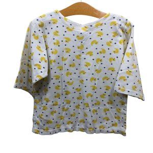 Vintage Rocket Wear Rubber Duckie Print Knit Top Shirt Jeep